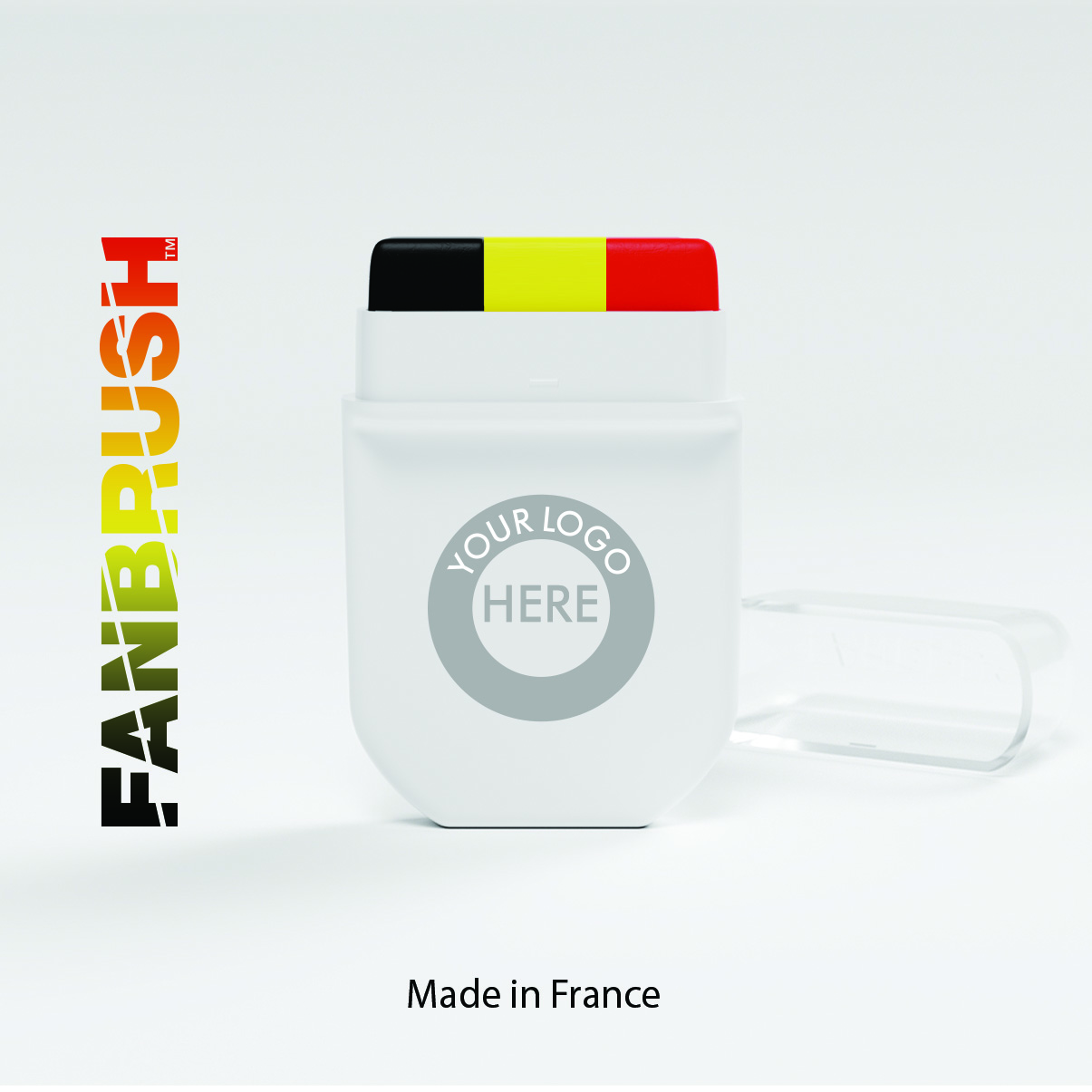 FANBRUSH Black-Yellow-Red