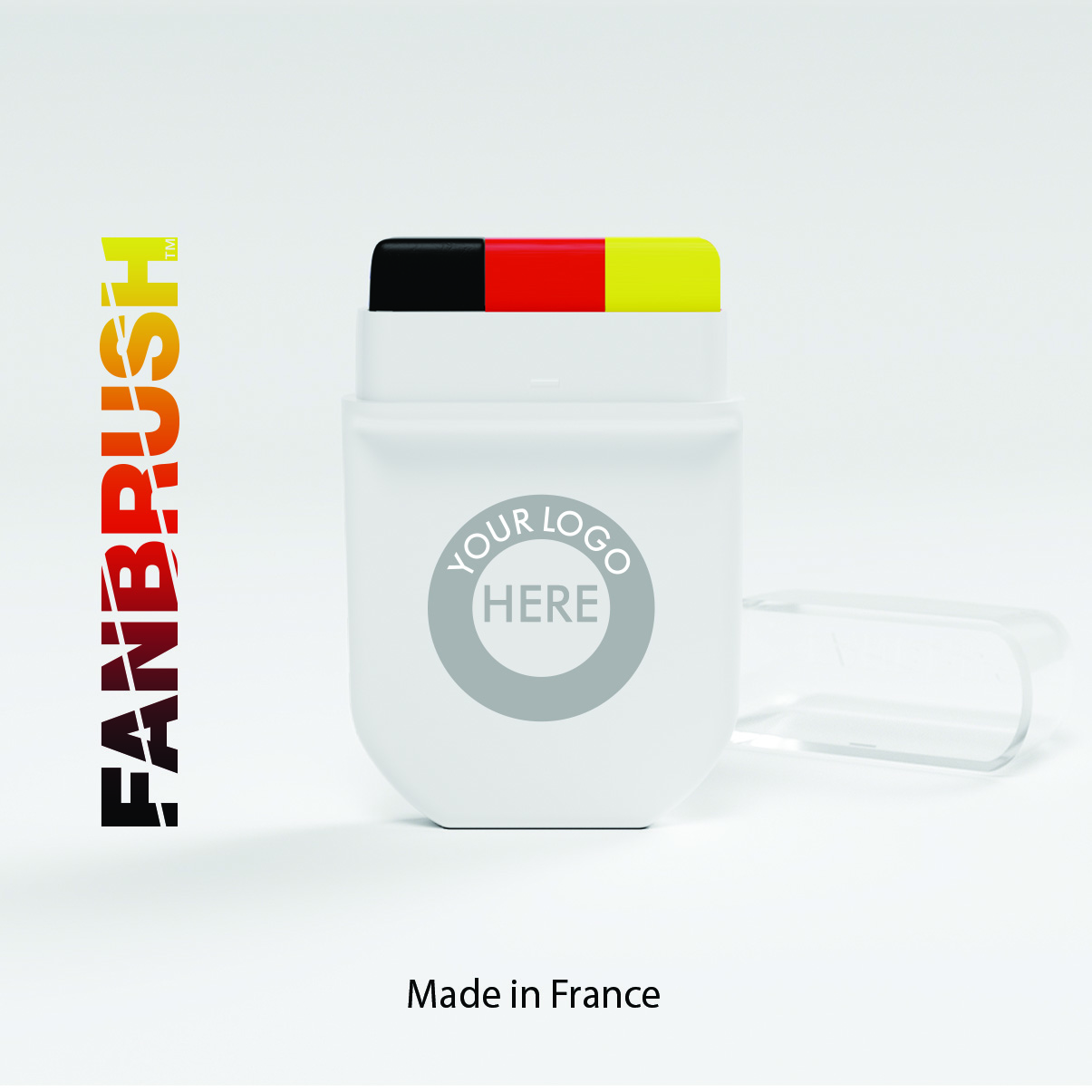 FANBRUSH Black-Red-Yellow