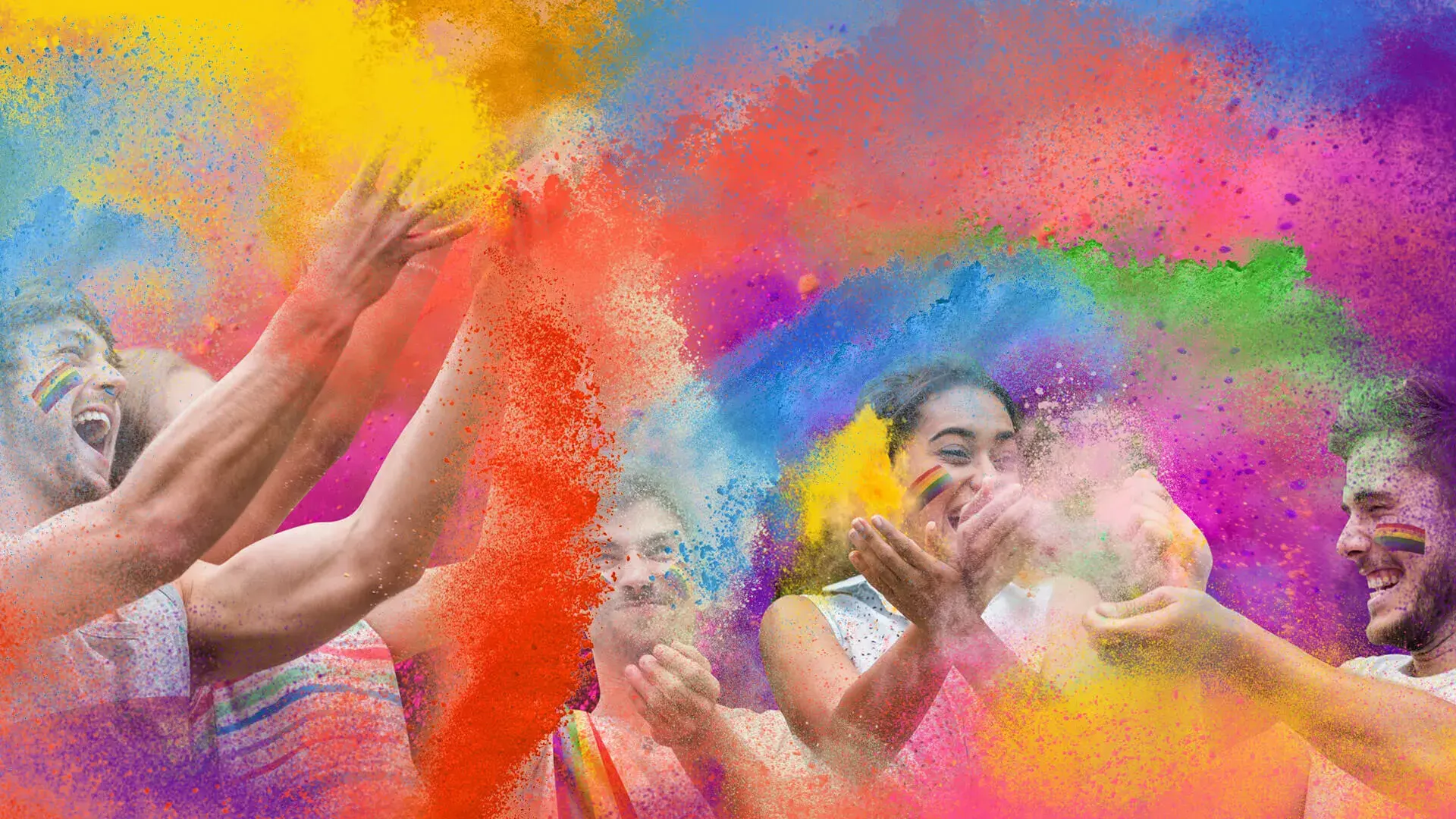 Bannière Fanbrush Rainbow Pride