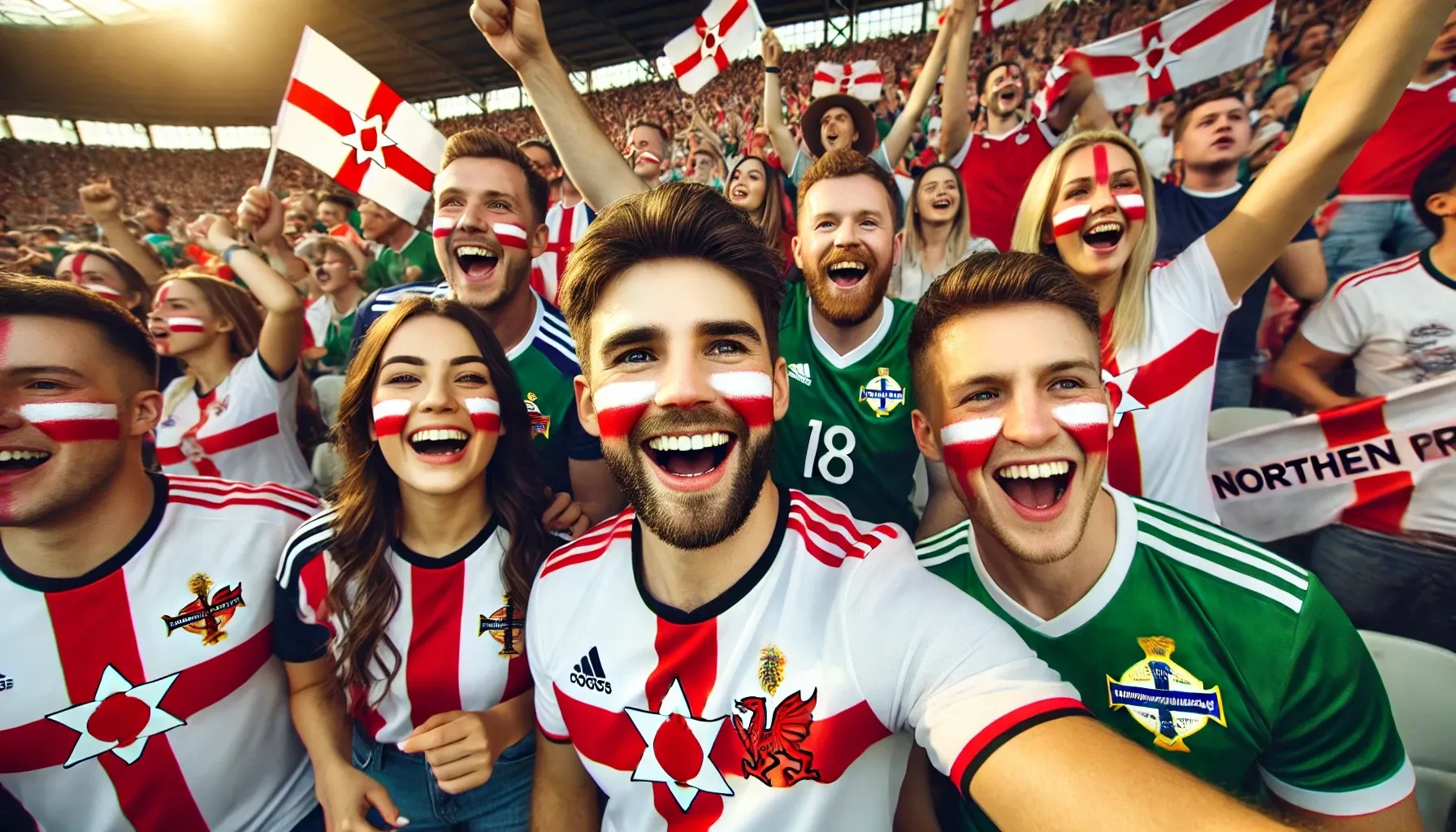 Fans of Nothern Ireland