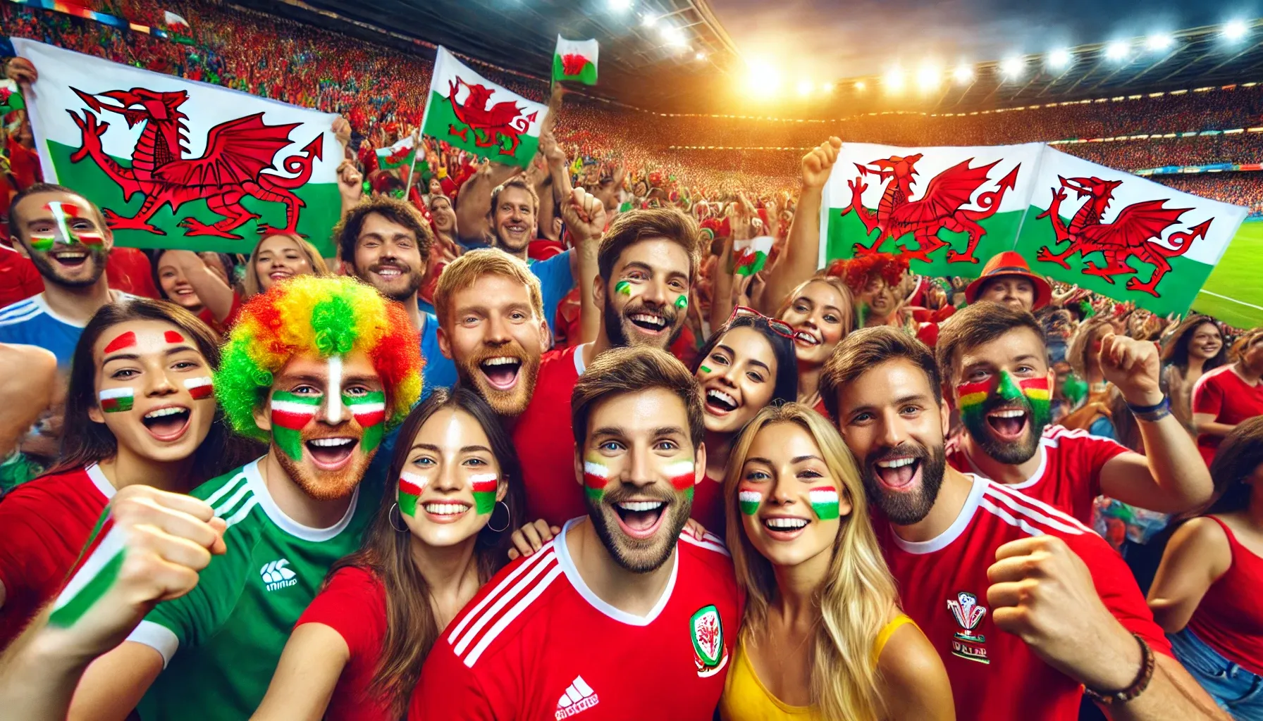 Fans of Wales